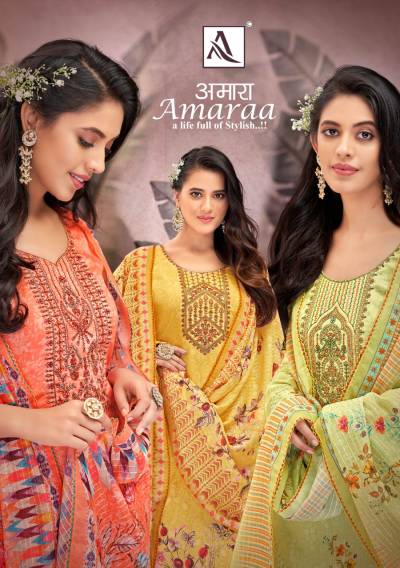 Amaraa By Alok Suit Fancy Summer Wear Salwar Kameez Collection